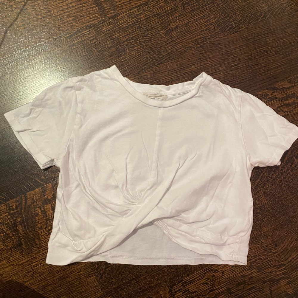 Urban Outfitters cropped twist t shirt